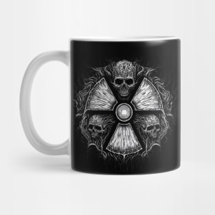 Macabre Radioactive Symbol Mug